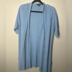 Eileen Fisher‎ Wool/Cashmere/Rabbit Hair Blend Button Sweater- XL